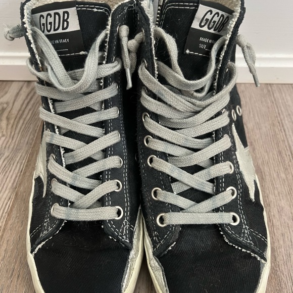 Golden goose delux brand denim high tops 37 - Picture 2 of 6